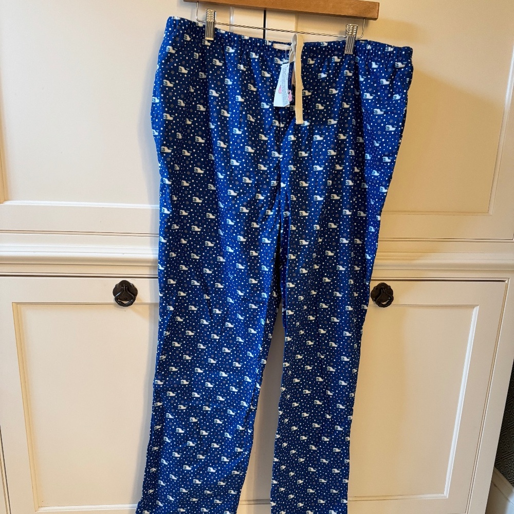 Vineyard Vines Yeti Whale Lounge Pant - Mens L - NWT